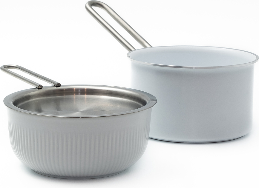 Tapa de acero inoxidable con asa Eva Trio, 13 cm