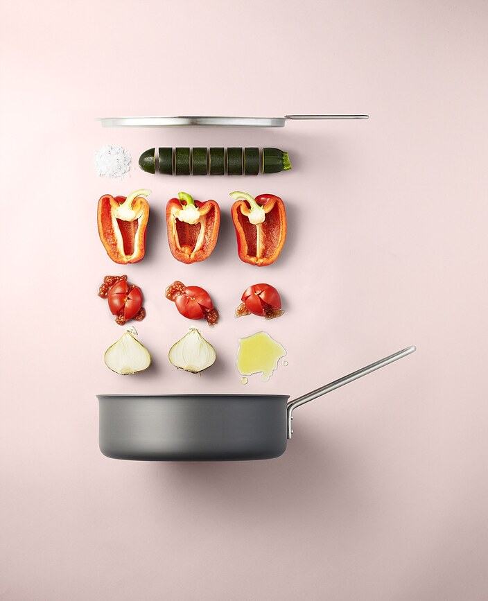 Tapa de acero Eva Trio, 24 cm