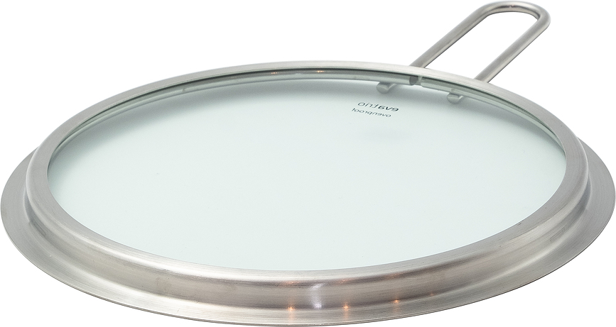 Tapa de cristal Eva Trio 13 cm, con asa