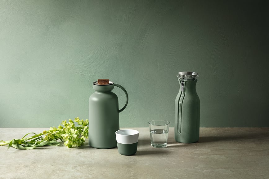 Tazas de Café Lungo Eva Solo, color arena dorada, 2 unidades