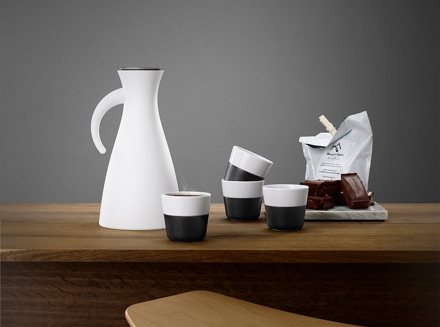 Tazas de Café Lungo Eva Solo, color arena dorada, 2 unidades