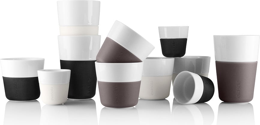 Tazas de Café Lungo Eva Solo, color arena dorada, 2 unidades