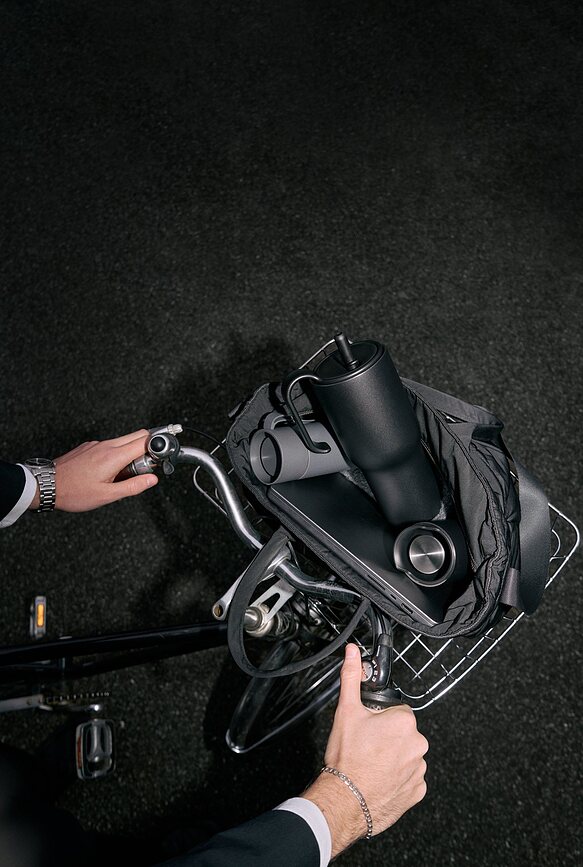 Taza térmica con pajita SipnGo 0,9 l, higo