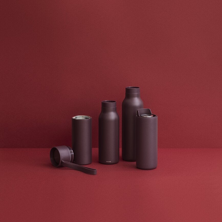 Taza térmica To Go, 350 ml, color coco, con asa