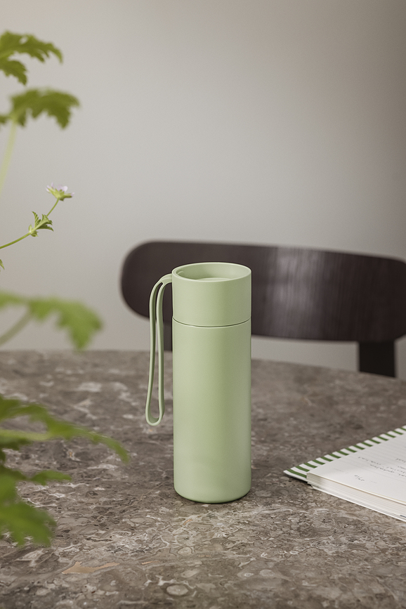 Vaso térmico To Go, 350 ml, pistacho, con asa