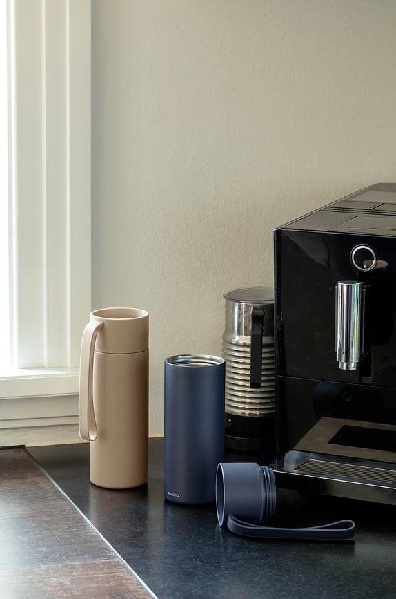 Vaso térmico To Go, 350 ml, pistacho, con asa