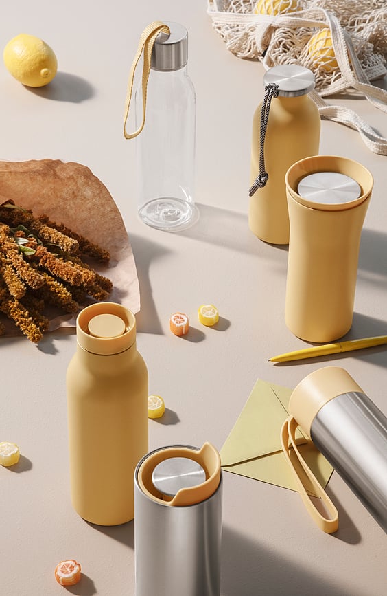 Vaso Térmico To Go Cup, con asa, color chocolate