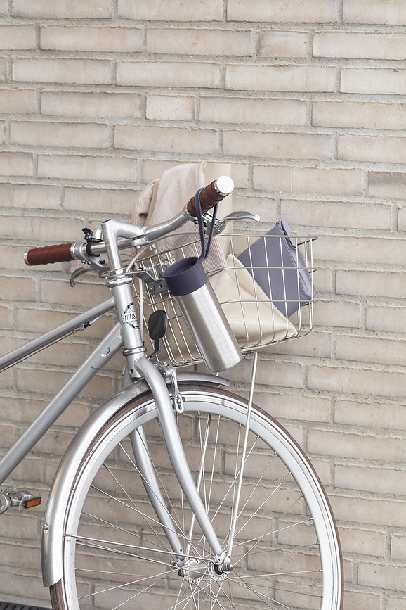 Vaso Térmico To Go Cup, con asa, color chocolate