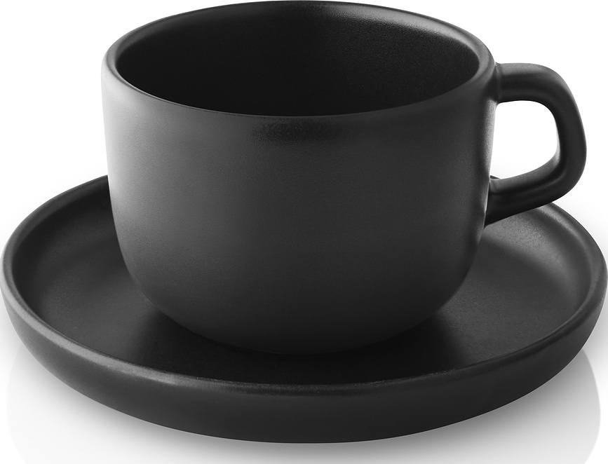 Tazas de café Nordic Kitchen, con platillos, 4 unidades