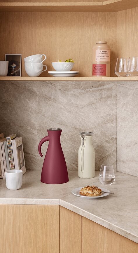 Termo con asa Eva Solo, blanco