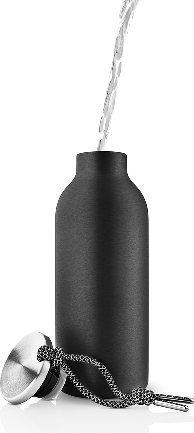 To Go Bouteille Isotherme 500 ml, noire, en matériau recyclé