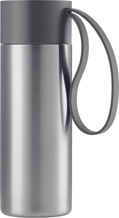 To Go Cup Insulated mug recycled with grey handle