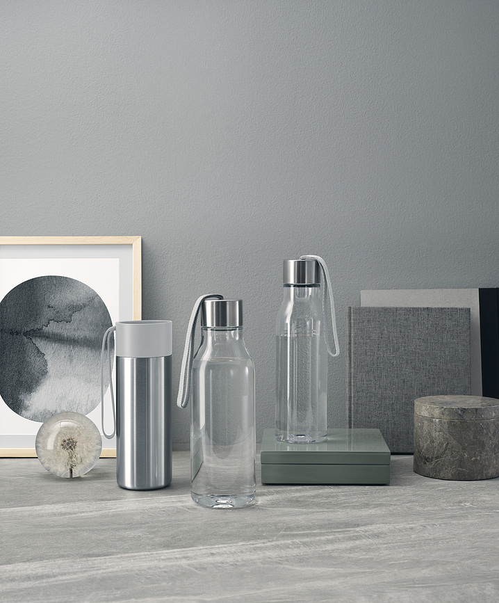 To Go Cup Κύπελλο Θερμός, ανακυκλωμένο, με μπλε λαβή