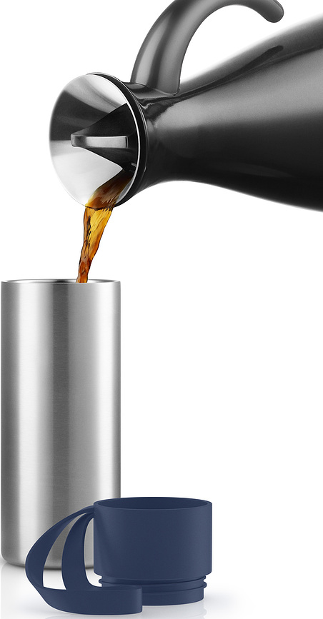 To Go Cup Κύπελλο Θερμός, ανακυκλωμένο, με μπλε λαβή