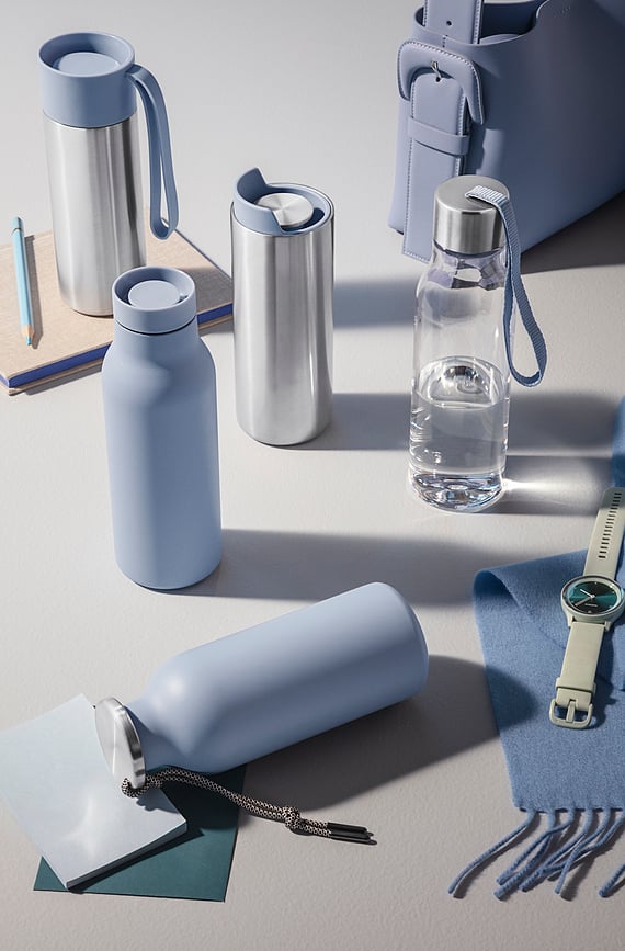 To Go Cup Κούπα Θερμός με λαβή, σοκολατί