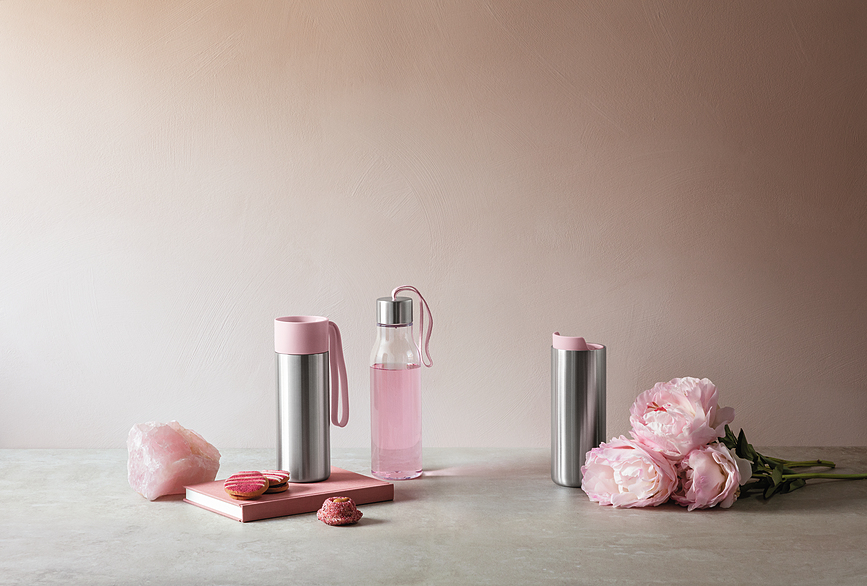 To Go Cup Mug Isotherme avec anse, couleur sable doré