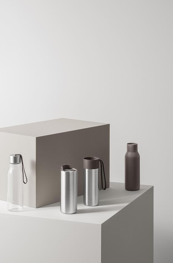 To Go Cup Mug Isotherme avec anse, couleur sable doré