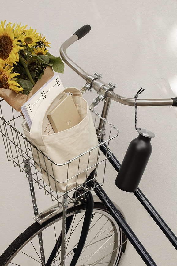 To Go Termo steklenica, 500 ml, črna, iz recikliranega materiala