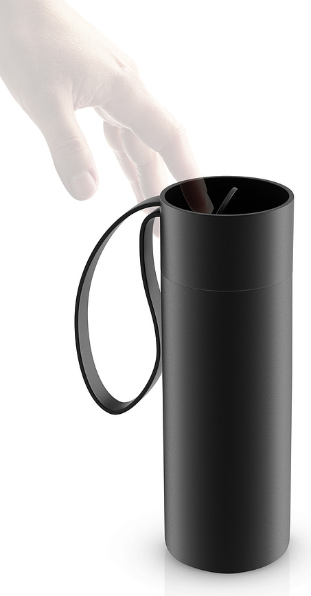 To Go Κούπα Θερμός με λαβή, 350 ml, μαύρη