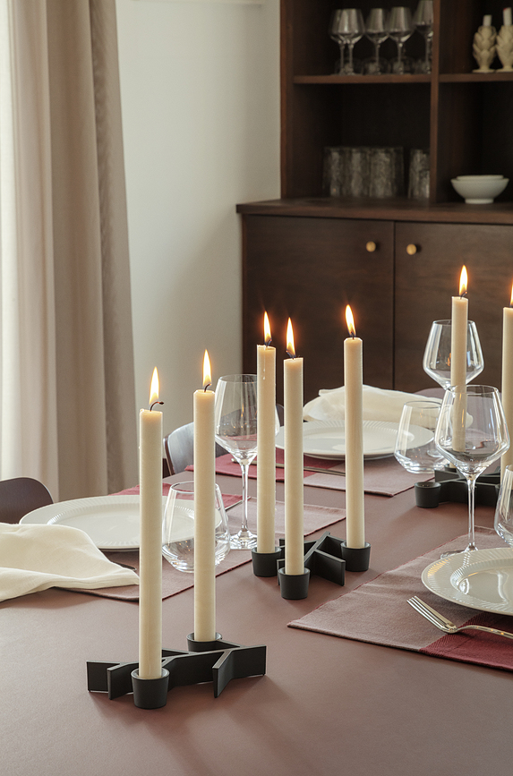 Twig Κηροπήγιο, 23 cm, μαύρο