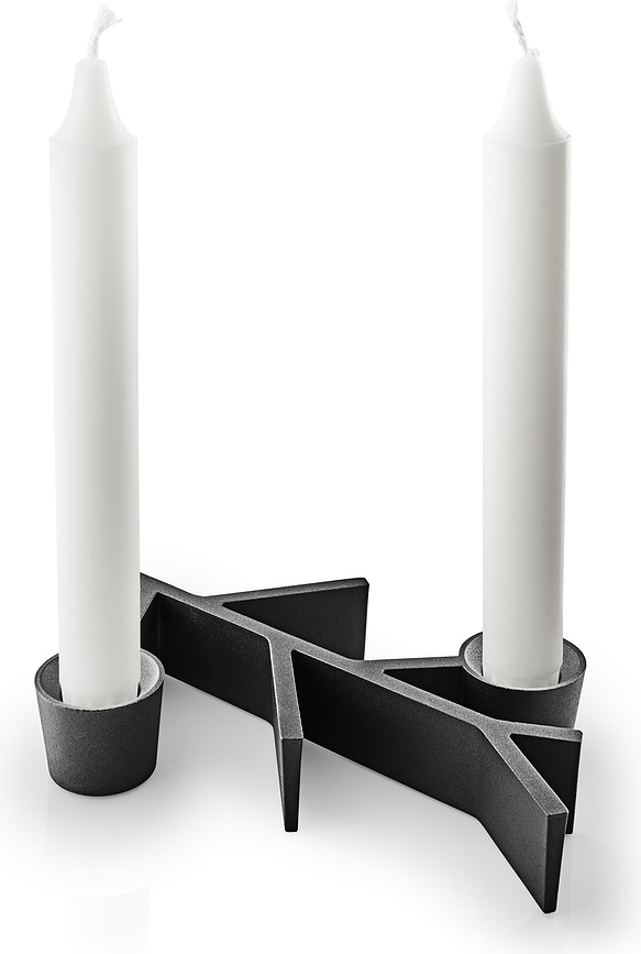 Twig Κηροπήγιο, 23 cm, μαύρο