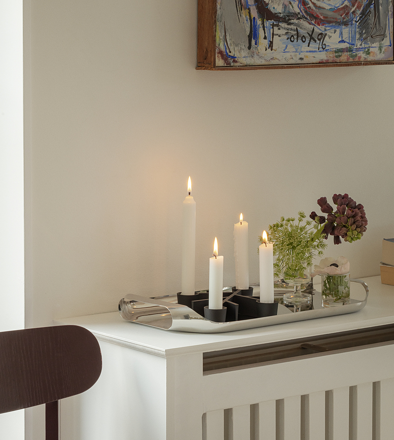 Twig Svijećnjak 23 cm crni