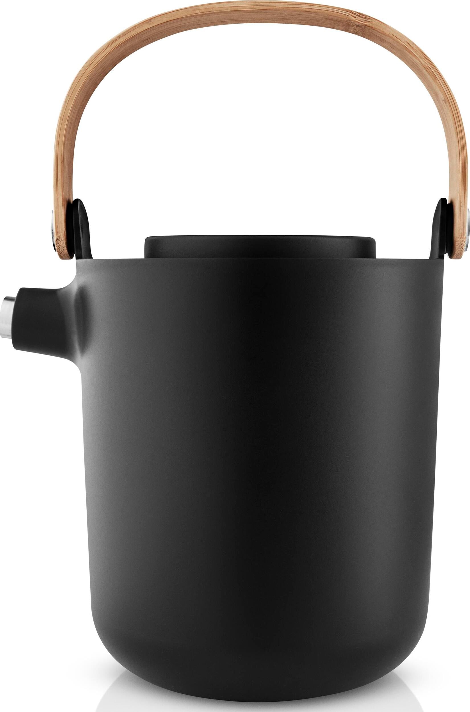 Nordic Kitchen Isolierkanne schwarz mit Teebrüher