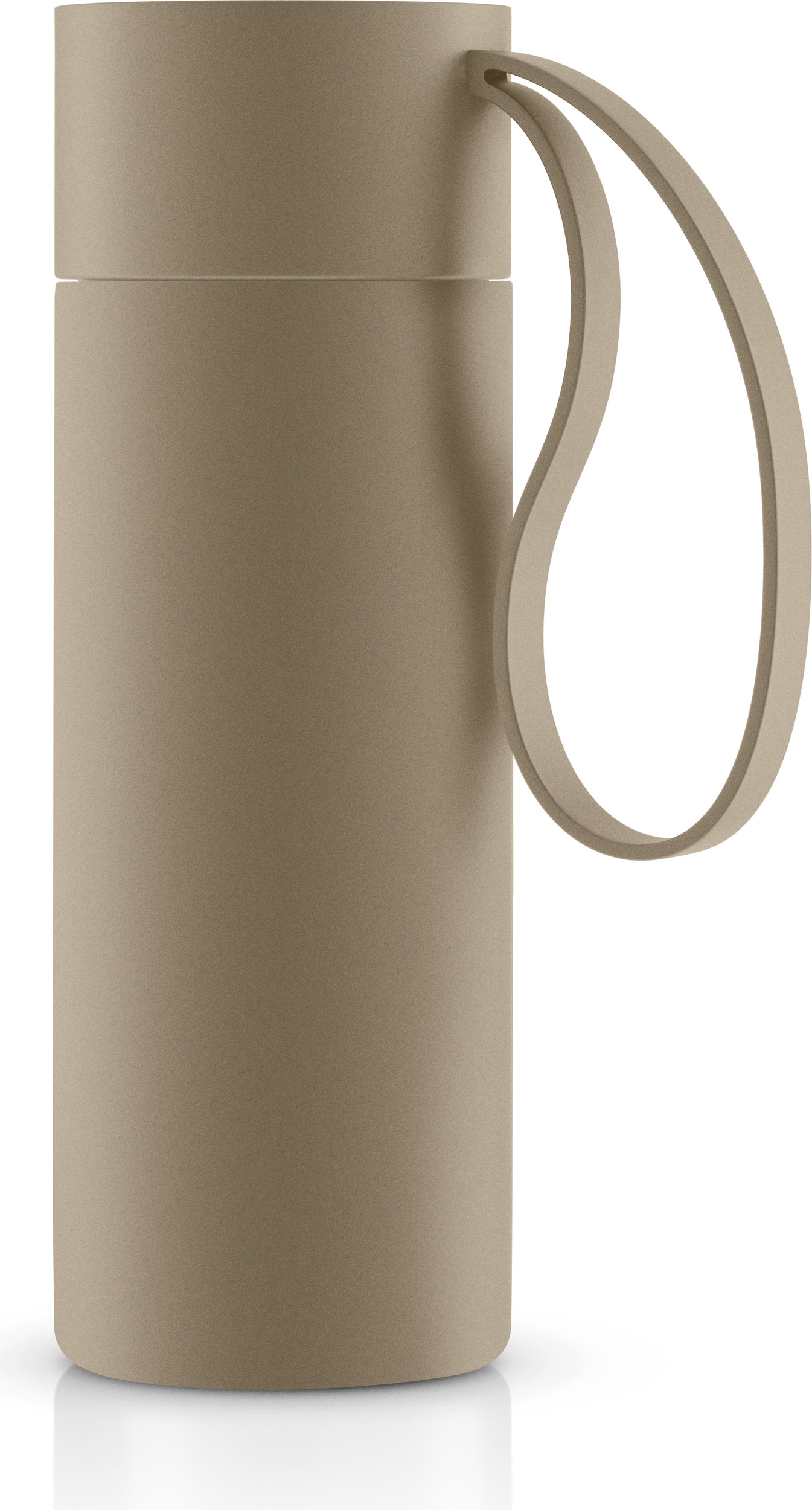 Thermobecher To Go mit Henkel, 0,35 l, karamellfarben