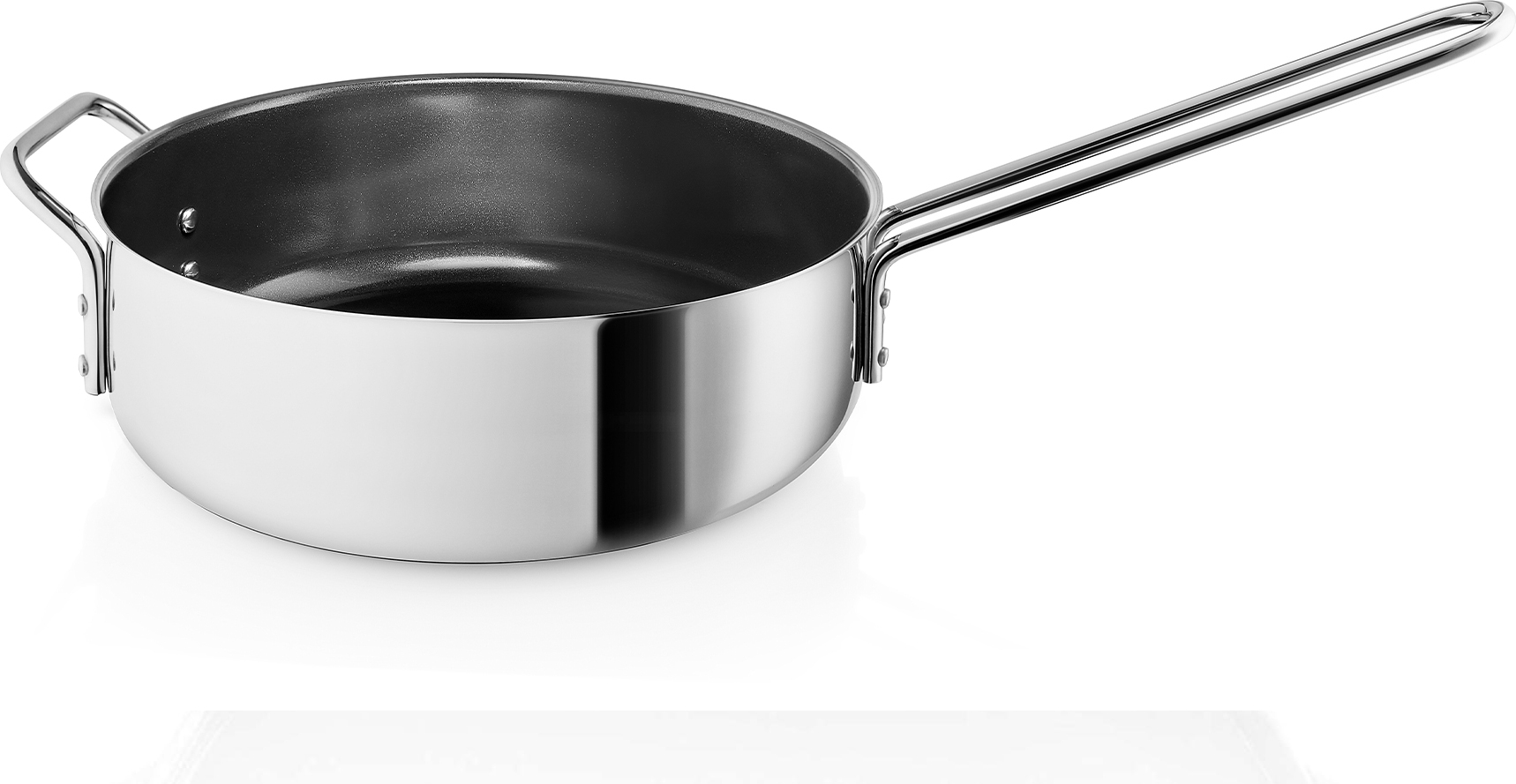Tiefe Pfanne, 24 cm, Edelstahl, Slip-Let Antihaftbeschichtung