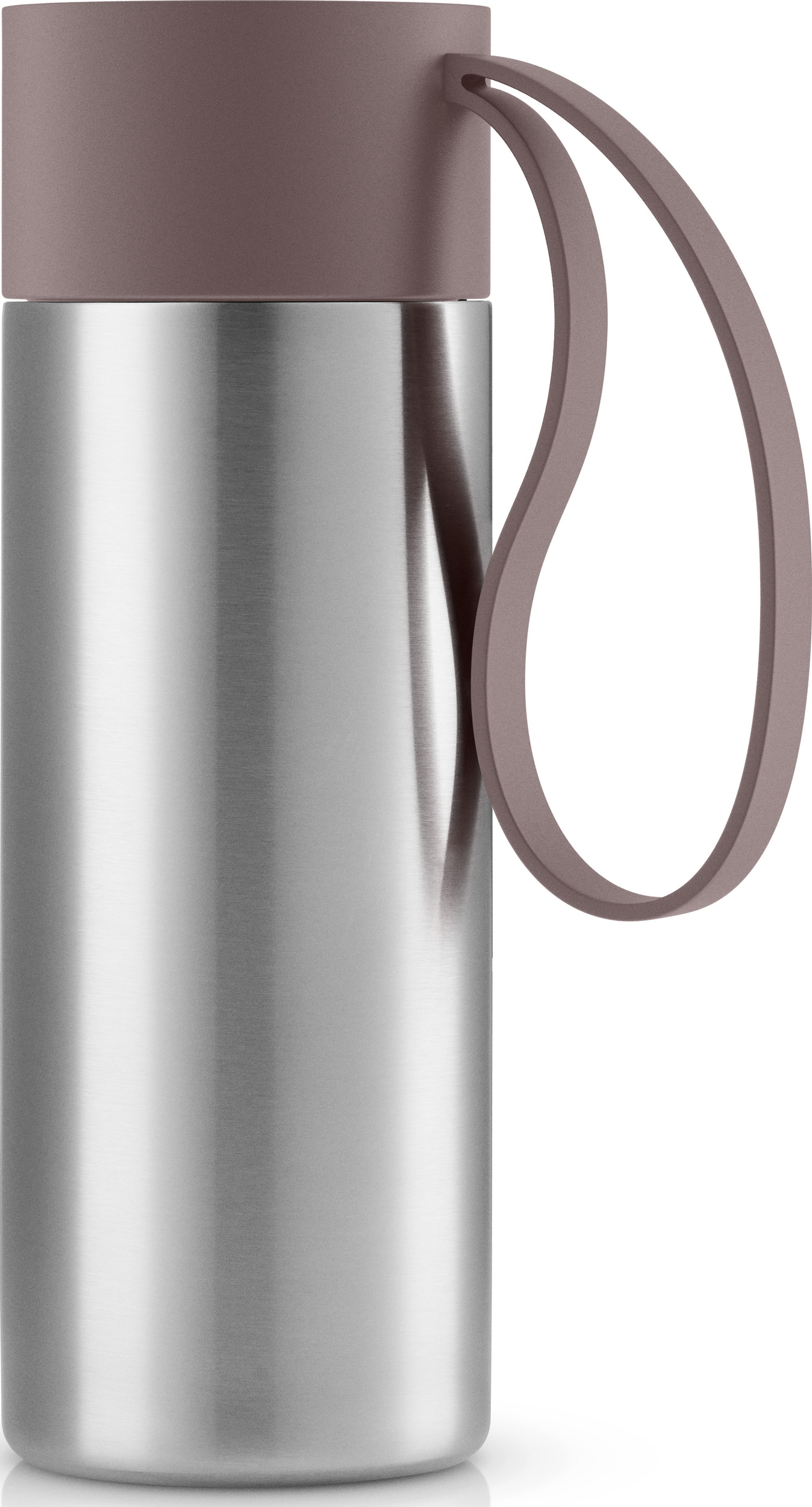 To Go Cup Thermobecher recycelt mit Griff Braun