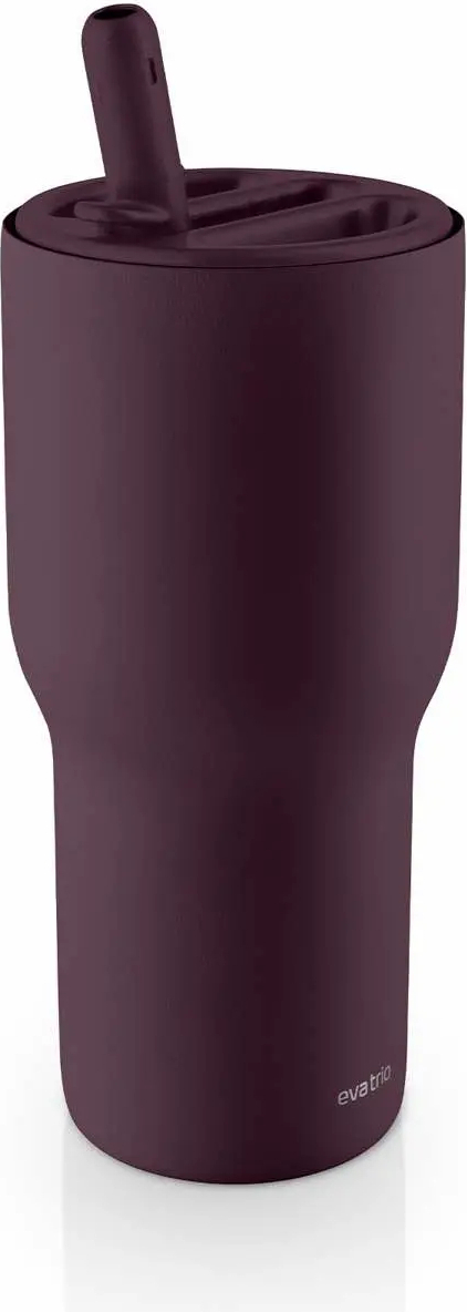 SipnGo Thermobecher mit Strohhalm 0,6 l, feige