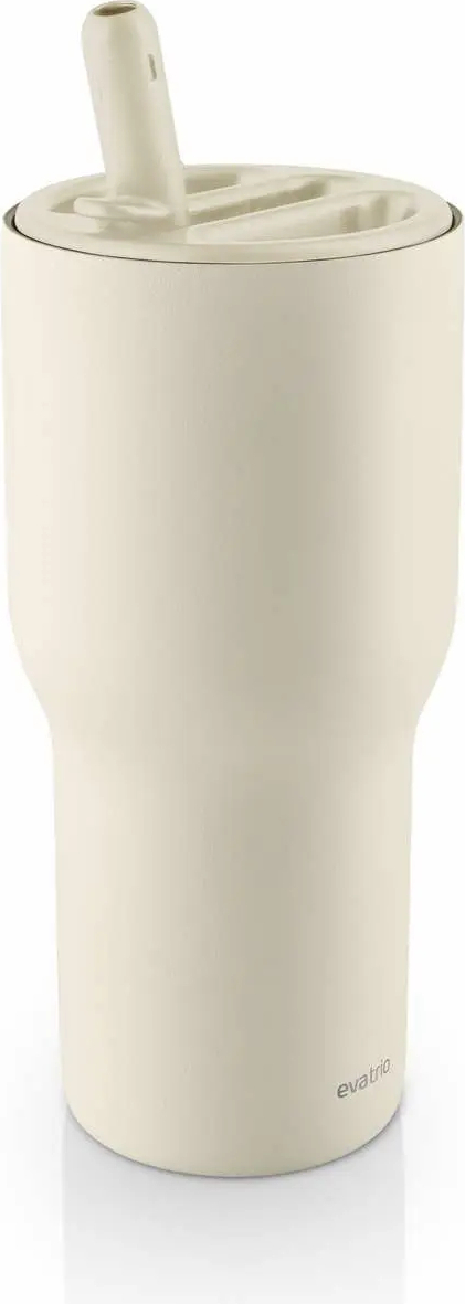 SipnGo Thermobecher mit Strohhalm 0,6 l, kokos