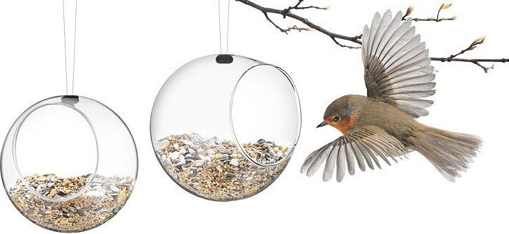 Eva Solo Mangeoire à Oiseaux mini, Lot de 2
