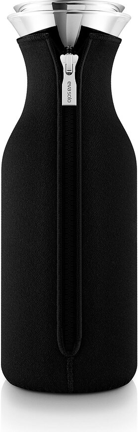 Garrafa Eva Solo, para nevera, con funda de neopreno, negra