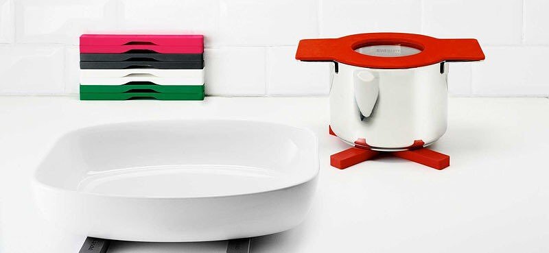 Magnetic Podmetač za vruće posuđe sivi