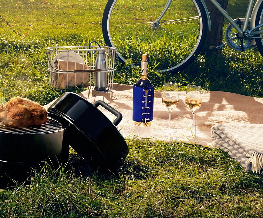 StayCool Hladilni ovitek za vino, črn