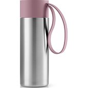 To Go Cup Insulated mug with a pink handle