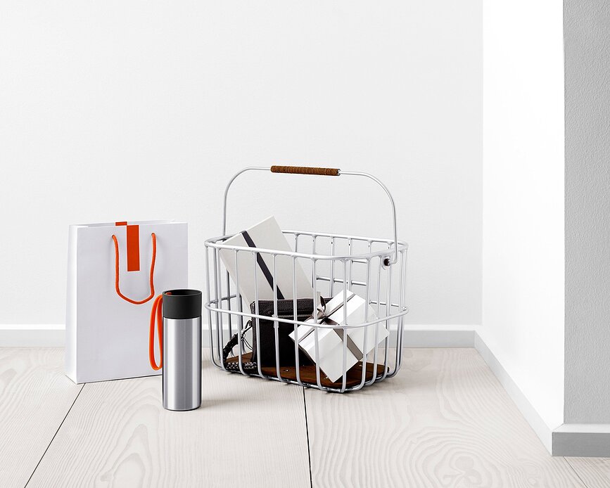 To Go Cup Termo lonček z ročajem, čokoladen