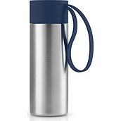 To Go Cup Thermobecher navy blue mit Griff