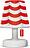 Abażur Cooper Cappie Stripe Curtain Red do lampy Edison The Petit