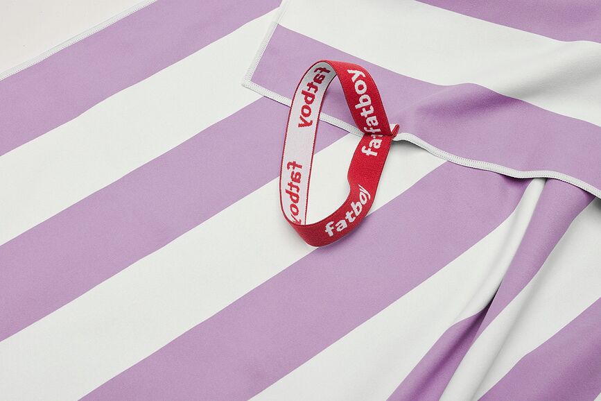 Beach Brisača za plažo, modra, z etuijem, 2 kosa