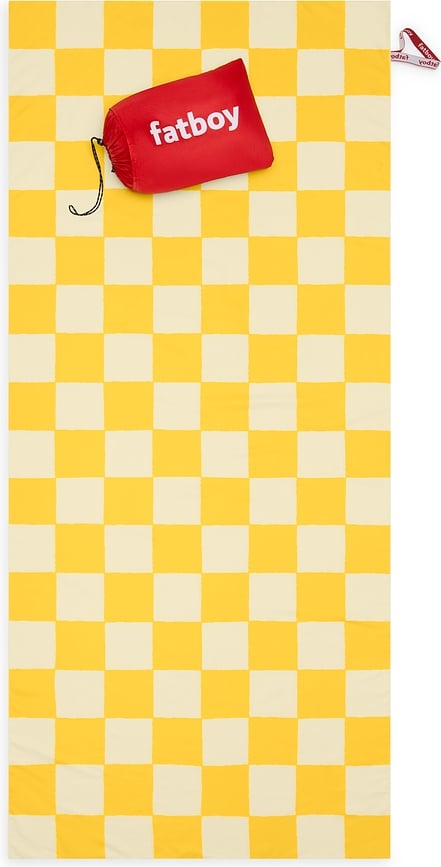 Beach Baggy Chess Ručnik za plažu XL žuti s torbicom Set od 2 dijela