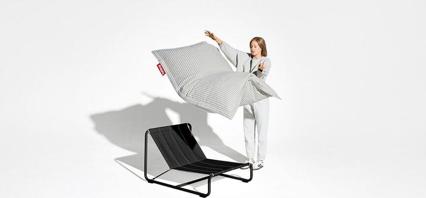 Beanbase Pouf-Gestell, hellgrau