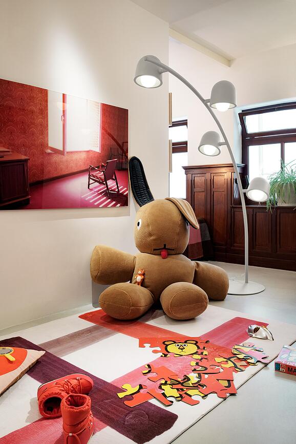 Big Lebow Podna Lampa žuta