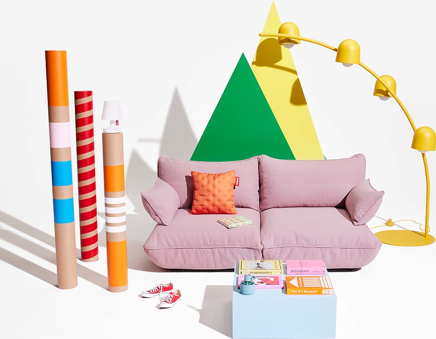 Big Lebow Lampadaire, jaune