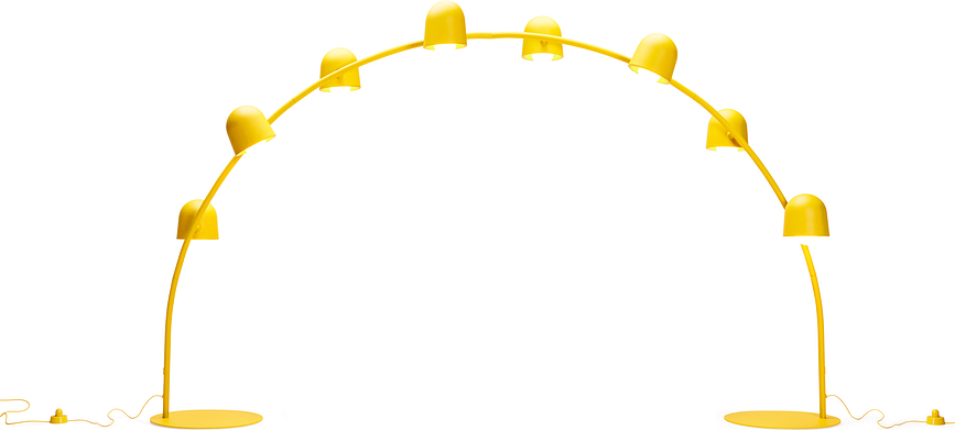 Big Lebow Lampadaire, jaune