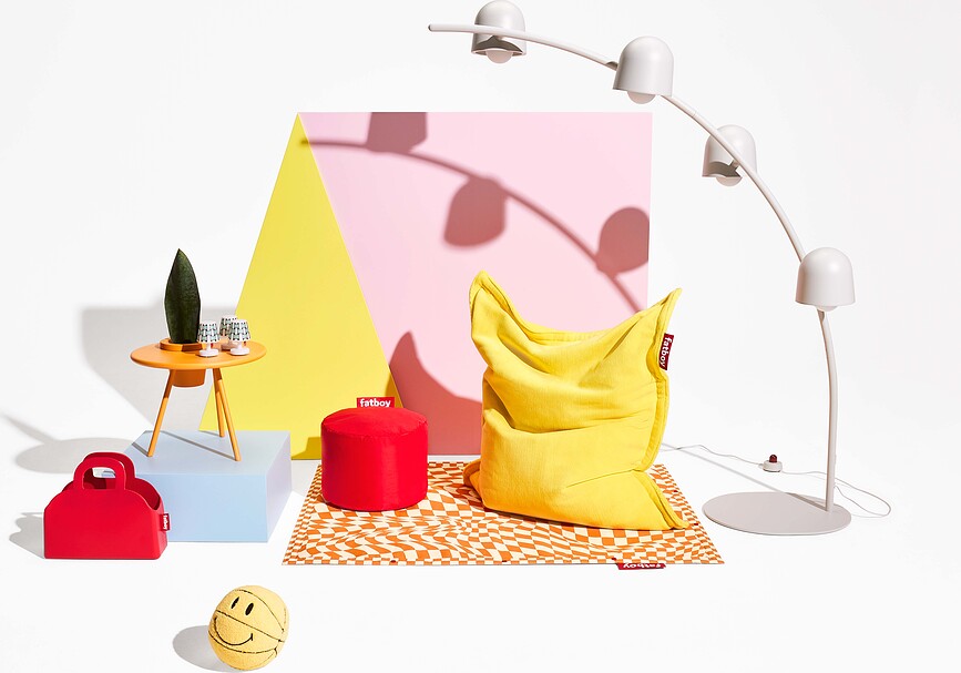 Big Lebow Lampadaire, jaune