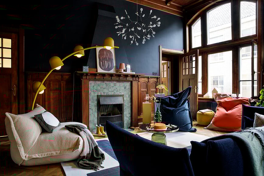 Big Lebow Lampadaire, jaune