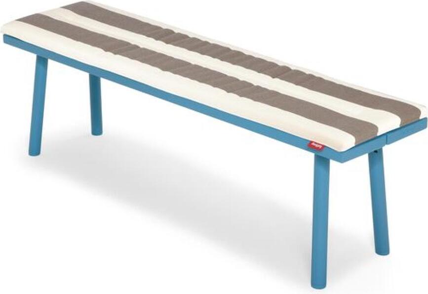 Blazina za vrtno klop Fred's 40 x 160 cm, temno siva