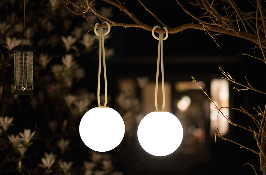 Bolleke Lampa bežična antracitna